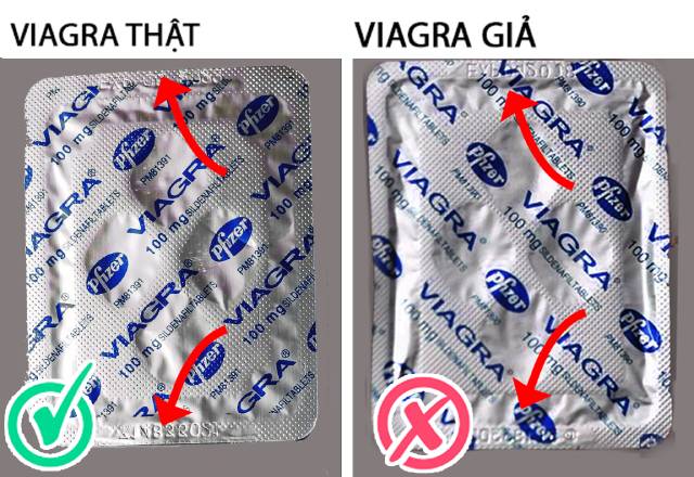 Hạn sử dụng trên Viagra thật và giả
